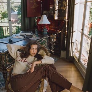 With Jean Chocolate Brown Wide Leg Pants